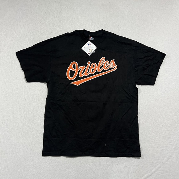Majestic Other - Majestic Men Black Tee Shirt Baltimore Orioles Jones 10 Size XL